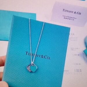 Tiffany & Co Silver Heart Necklace